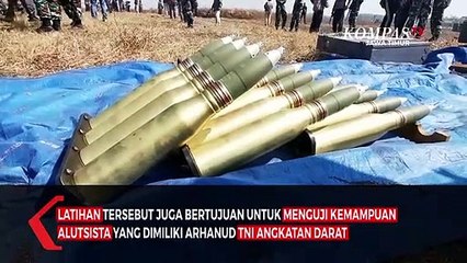 Uji Kekuatan Tempur Arhanud TNI AD di Lumajang