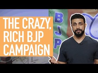 Modi Wave or Money Wave? मोदी लहर या पैसों की लहर? The Crazy, Rich BJP Campaign (w/ Hindi subtitles)
