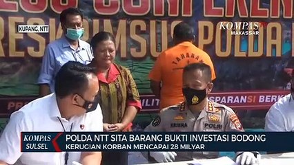 Polda NTT Sita Barang Bukti Investasi Bodong