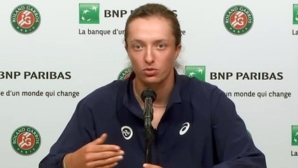 Roland-Garros 2021 - Iga Swiatek : "I said to myself: "hey, I can do anything today"