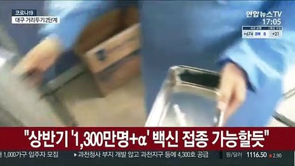 "1,300만명+α 조기달성"…사흘째 600명대