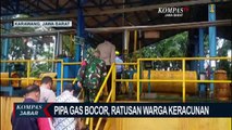 Pipa Gas Kembali Bocor, Ratusan Warga di Kab. Karawang Keracunan