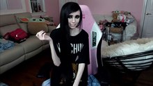 Eugenia Cooney shows off her shoes