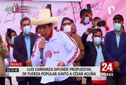 Trujillo: Luis Carranza difunde propuestas de Fuerza Popular junto a César Acuña