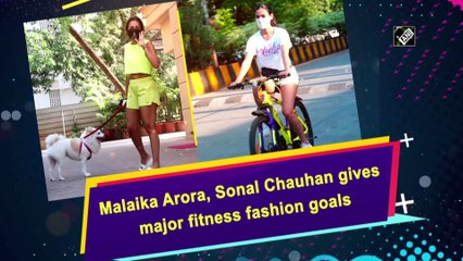 Malaika Arora, Sonal Chauhan gives major fitness fashion goals