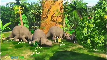 كرتون منصور حلقة جديدة  بعنوان الجزيرة الضائعة