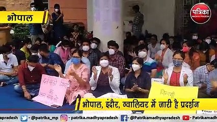 Download Video: भोपाल : प्रदेश के जूनियर डाक्टरों की हड़ताल का पांचवा दिन