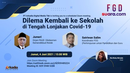 FGD: Dilema Kembali ke Sekolah di Tengah Lonjakan Covid-19