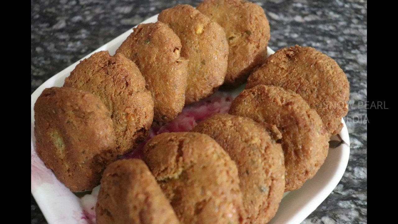 Chick Peas Vada | How To Make Chick Peas Vada At Home | Recipe #19