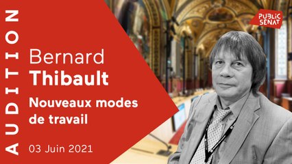 Nouveaux modes de travail : audition de Bernard Thibault