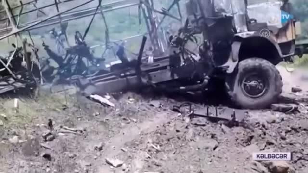 2 Azerbaycanlı gazeteci, Ermenistan'ın işgal döneminde döşediği mayının patlaması sonucu hayatını kaybetti - Olay yeri