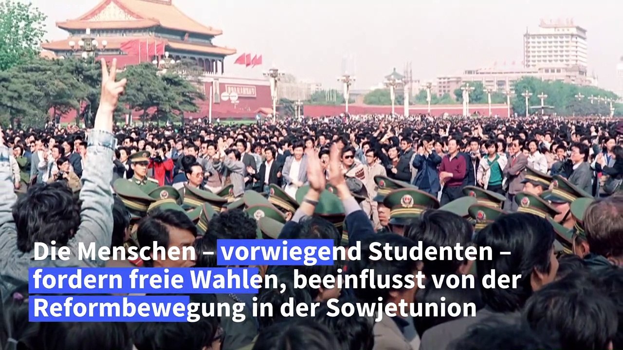 Das geschah 1989 auf dem Tiananmen-Platz in Peking