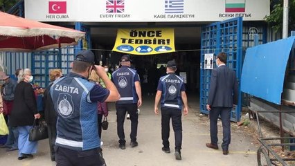 Uluslararası halk pazarı 6 ay sonra kapılarını açtı