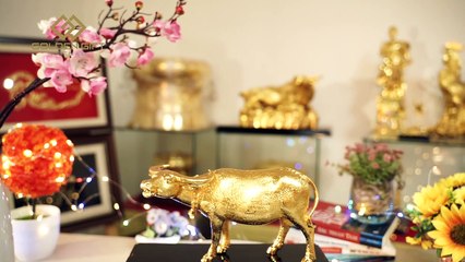Tượng Trâu Vàng Vững Bước - Golden Gift Việt Nam