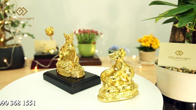 Tượng Chuột phong thuỷ mạ vàng 24K - Golden Gift Việt Nam