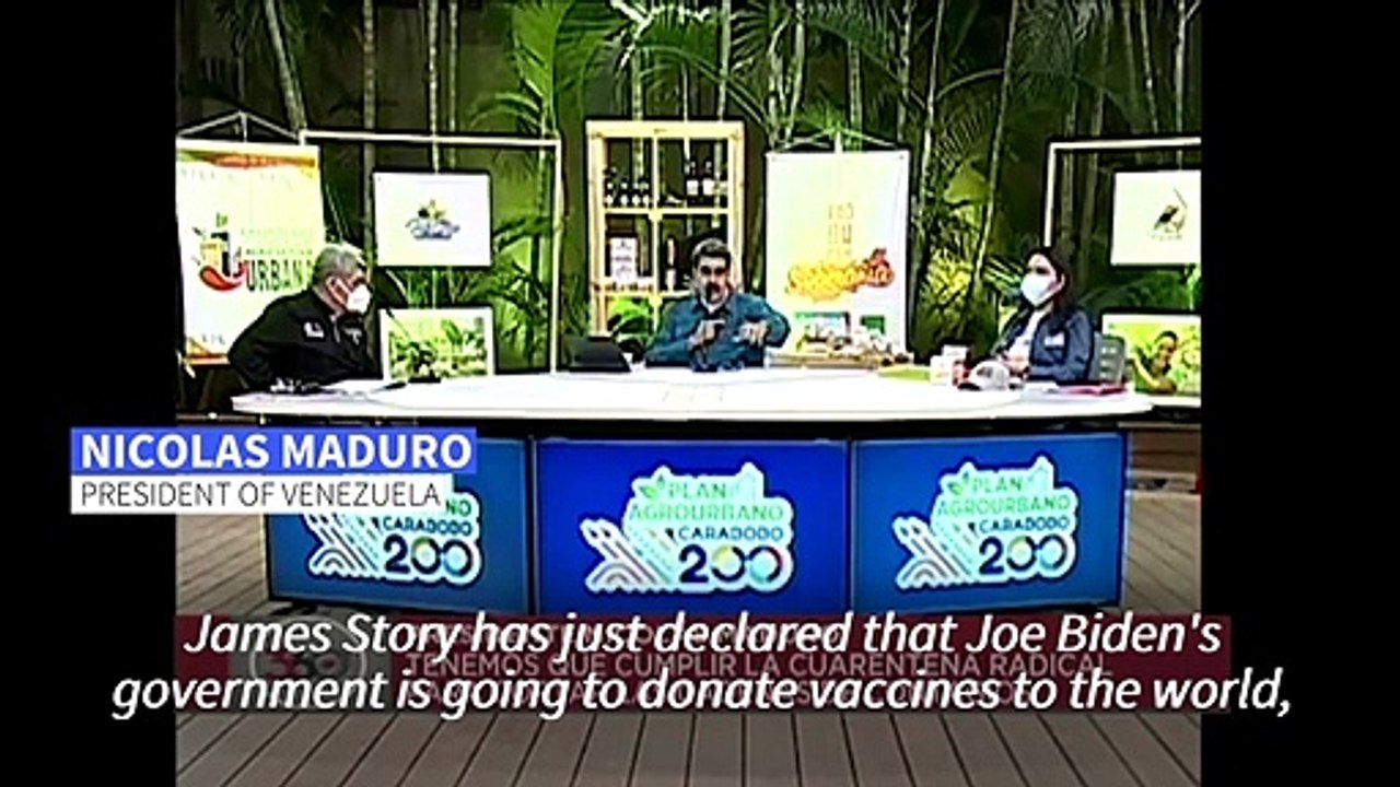 Maduro calls US 'miserable' for excluding Venezuela from vaccine donations