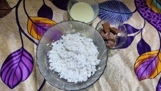 How to make Bounty choclate at home __ Instant Chocolate Recipe