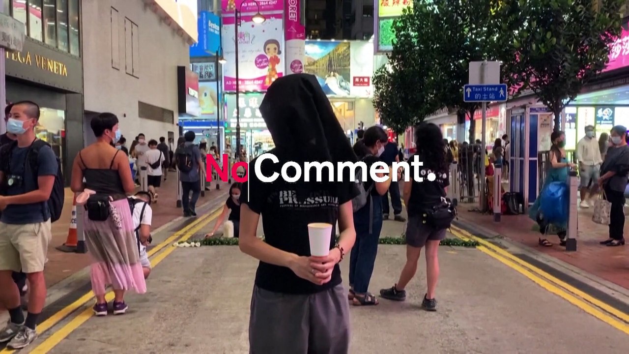 Hong Kong performance artists mark Tiananmen eve as vigil banned