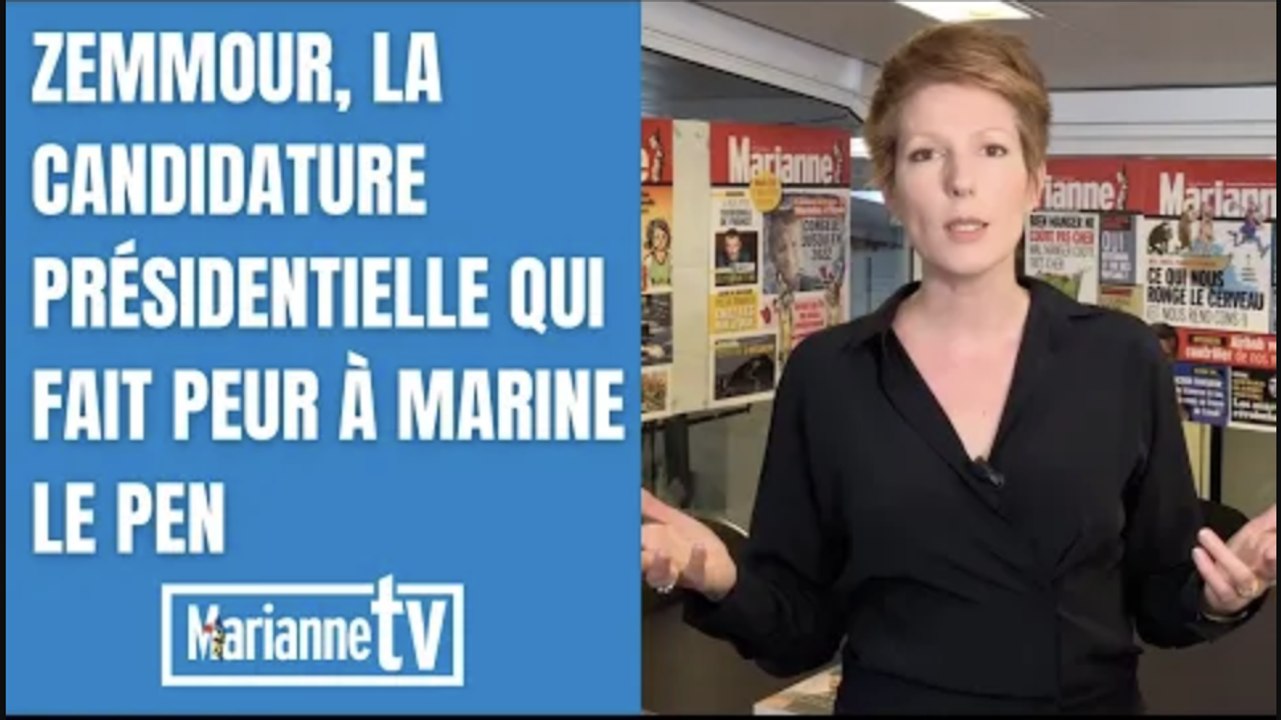 Zemmour, la candidature présidentielle qui fait peur à Marine Le Pen
