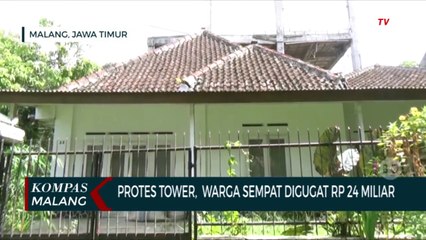 Protes Tower BTS di Kota Malang, Warga Justru Sempat Digugat Rp 24 Miliar