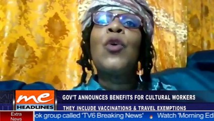 Government announces benefits for cultural workers - 4th June, 2021