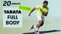 20-Minute Tabata Full-Body Workout - No Equipment at Home