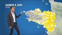 Bulletin météo pour le samedi 5 juin 2021