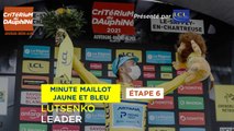 #Dauphiné 2021 - Étape 6 / Stage 6 - Minute Jaune et Bleu LCL / LCL Blue & Yellow Jersey Minute