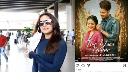 Jasmin Bhasin and Gurnazar Chattha's Song Tenu yaad karaan Poster Out