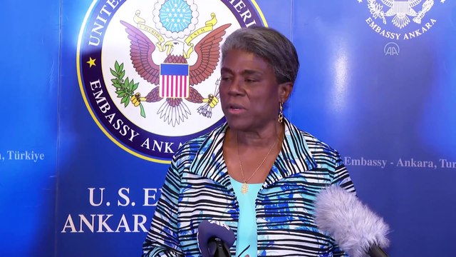 ANKARA - ABD’nin Birleşmiş Milletler Daimi ​​​Temsilcisi Büyükelçi Linda Thomas-​​Greenfield (3)