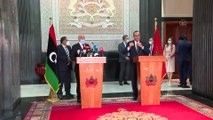 RABAT - Libya Meclis Başkanı Salih, Faslı mevkidaşı Maliki ile ortak basın toplantısı düzenledi