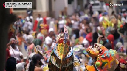 Venezuela : des diables dansants pour célébrer la victoire du bien sur le mal