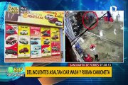 Delincuentes armados roban camioneta en un “carwash” de SMP