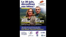 Virginie Alcina et Gilles Laigre, candidats soutenus par le Rassemblement National, canton de Saint-Pons-de-Thomières dans l'Hérault
