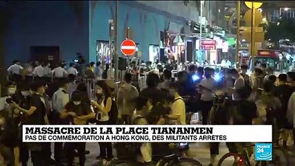 Massacre de la place Tiananmen : les commémorations empêchés par la police à Hong Kong