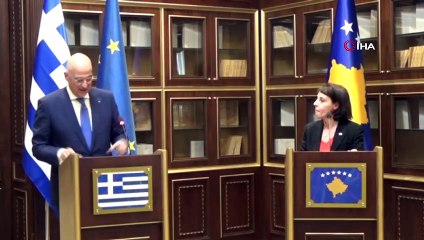 - Yunanistan Dışişleri Bakanı Dendias, Kosovalı mevkidaşı ile görüştü- Dendias: 'Ülkenize vize muafiyetinin verilmesinden yanayız'