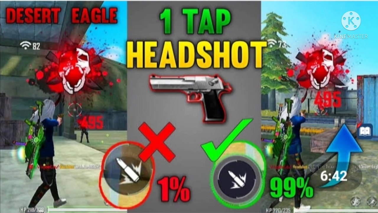 Free Fire Headshots Hack OMG  | Only One Tap Headshot Kill
