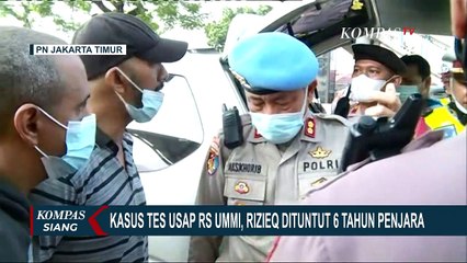 Rizieq Shihab Dituntut 6 Tahun Penjara pada Kasus Tes Swab RS Ummi