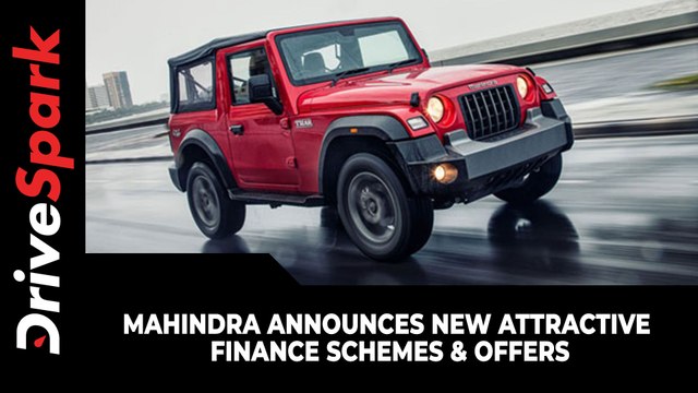 Mahindra Announces New Attractive Finance Schemes & Offers