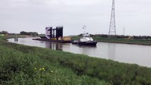 The gates arriving for Boston Barrier