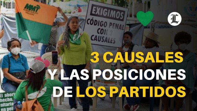 Las 3 causales y las posiciones de los partidos políticos