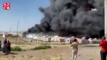 Irak’ta göçmen kampında büyük yangın