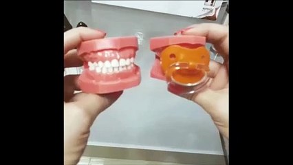 Les effets de la tétine sur la dentition d'un enfant