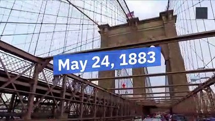 History : The Day The Brooklyn Bridge Opens