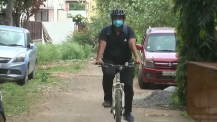 Good news: Bengaluru's cyclists turn relief riders, deliver essentials to those hit by Covid