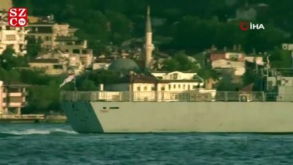 Download Video: İngiliz Savaş Gemisi 'HMS Trent' İstanbul Boğazı'ndan geçti