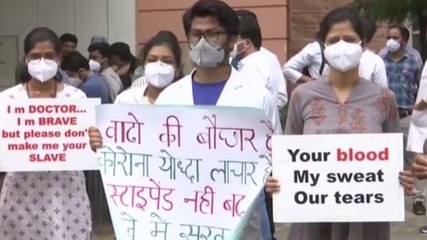 Image of the day: 3,000 junior doctors resign after MP High Court terms their strike illegal
