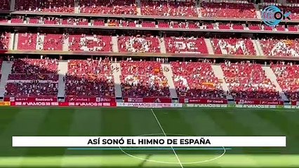 Así sonó el himno de España