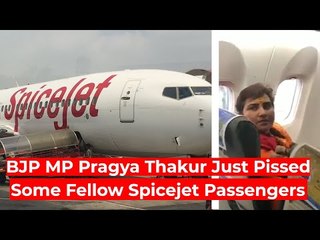 BJP MP Pragya Thakur Got Into a Verbal Spat with Fellow Passengers | The Wire