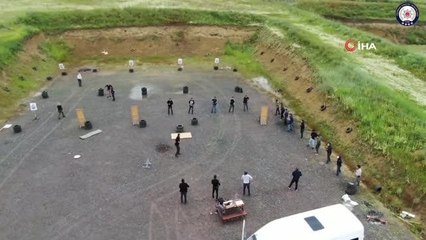 Film sahnelerini aratmayan profesyonel polis eğitimleri